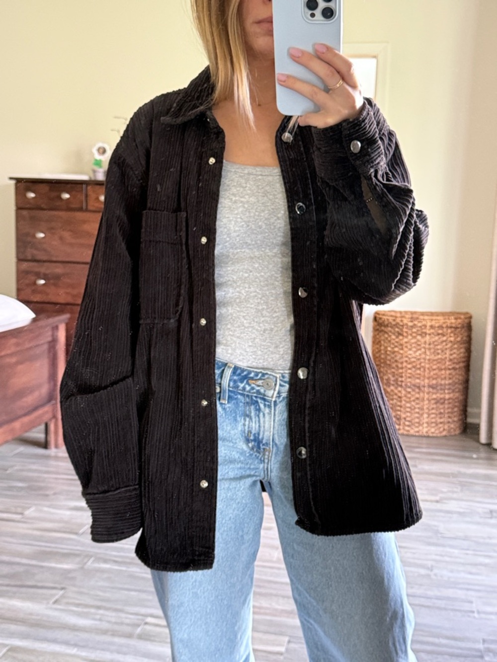 Agolde Odele corduroy shirt jacket